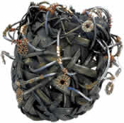 Twisted ball of wire