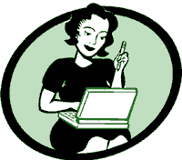 Gorgeous librarian using  computer