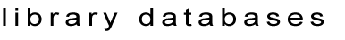 library databases