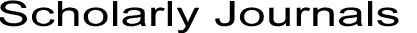 scholarly journals