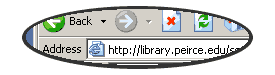 A web address